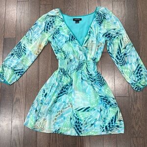 Marciano Turquoise and Green dress size XS